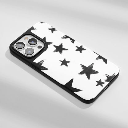 Industry-Level Tough Matte Stars iPhone Case