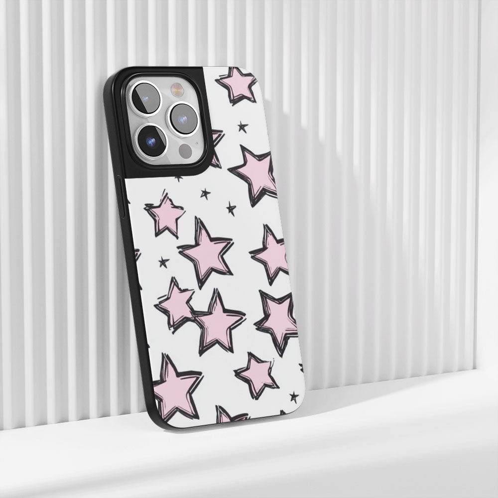 Industry-Level Tough Matte Stars iPhone Case