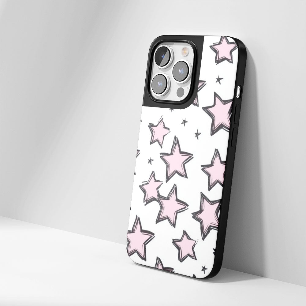 Industry-Level Tough Matte Stars iPhone Case