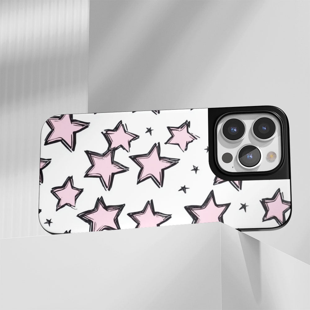 Industry-Level Tough Matte Stars iPhone Case