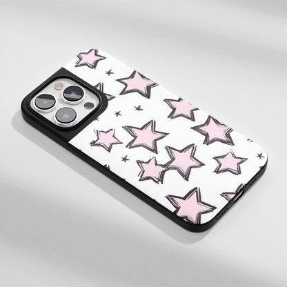 Industry-Level Tough Matte Stars iPhone Case