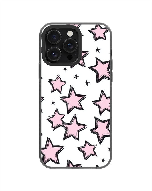 Latest 3rd-Generation Pop Tough Matte Stars iPhone Case (MagSafe-Compatible) [Back Cover Only]