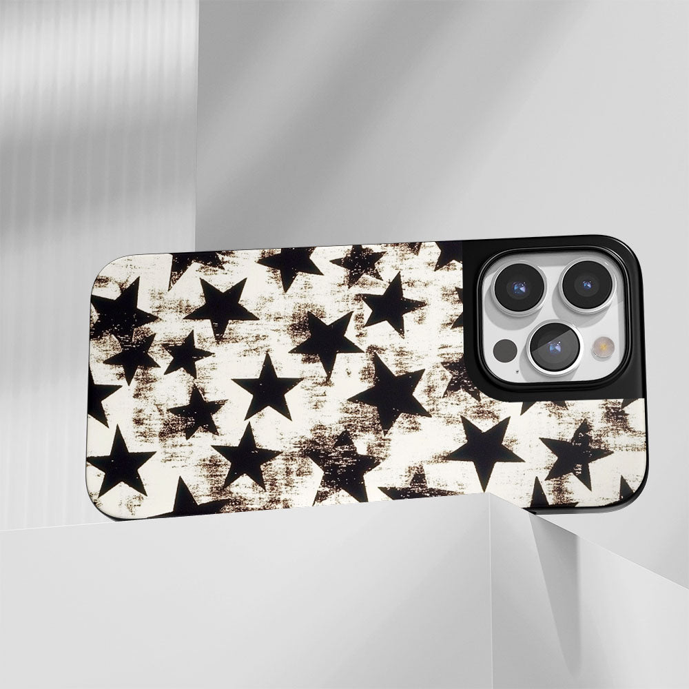 Industry-Level Tough Matte Stars iPhone Case