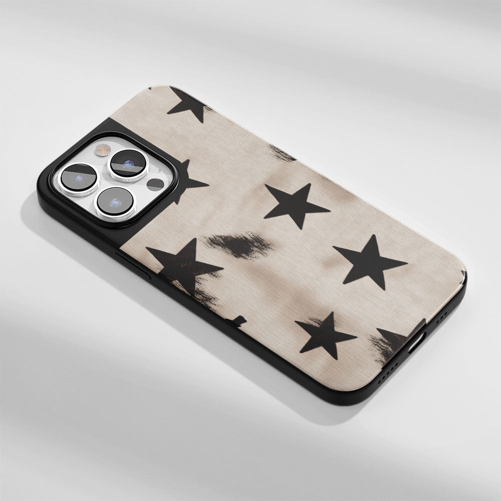 Industry-Level Tough Matte Stars iPhone Case