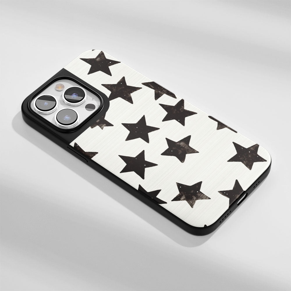 Industry-Level Tough Matte Stars iPhone Case