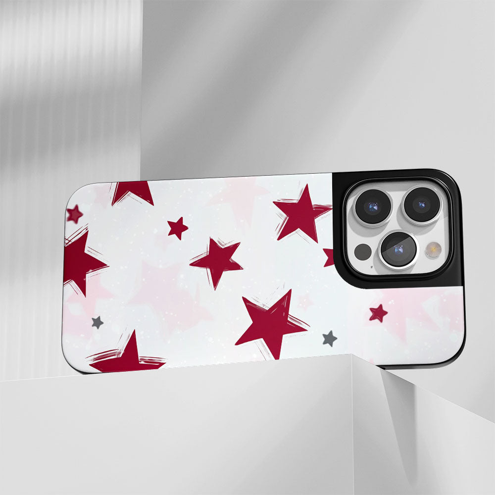 Industry-Level Tough Matte Stars iPhone Case