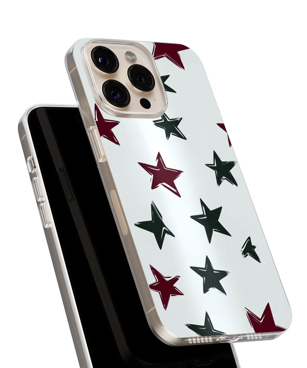 Latest 3rd-Generation Crystal Tough Glossy Stars iPhone Case (MagSafe-Compatible)
