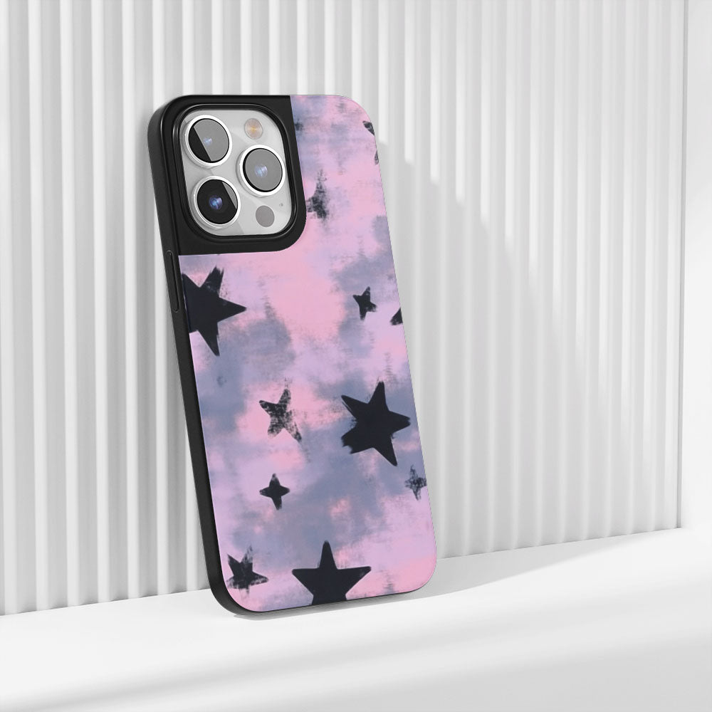 Industry-Level Tough Matte Stars iPhone Case