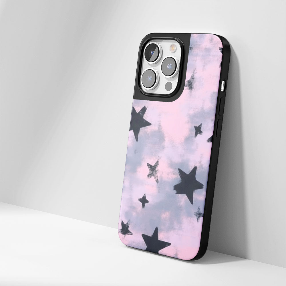 Industry-Level Tough Matte Stars iPhone Case