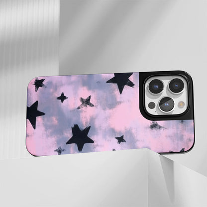 Industry-Level Tough Matte Stars iPhone Case