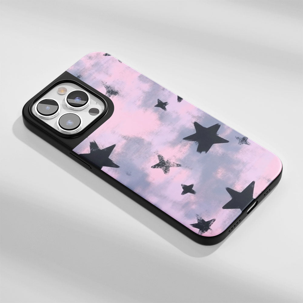 Industry-Level Tough Matte Stars iPhone Case