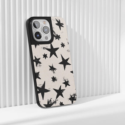 Industry-Level Tough Matte Stars iPhone Case