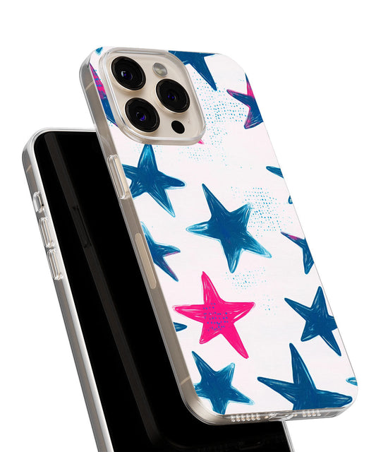 Latest 3rd-Generation Crystal Tough Glossy Stars iPhone Case (MagSafe-Compatible)