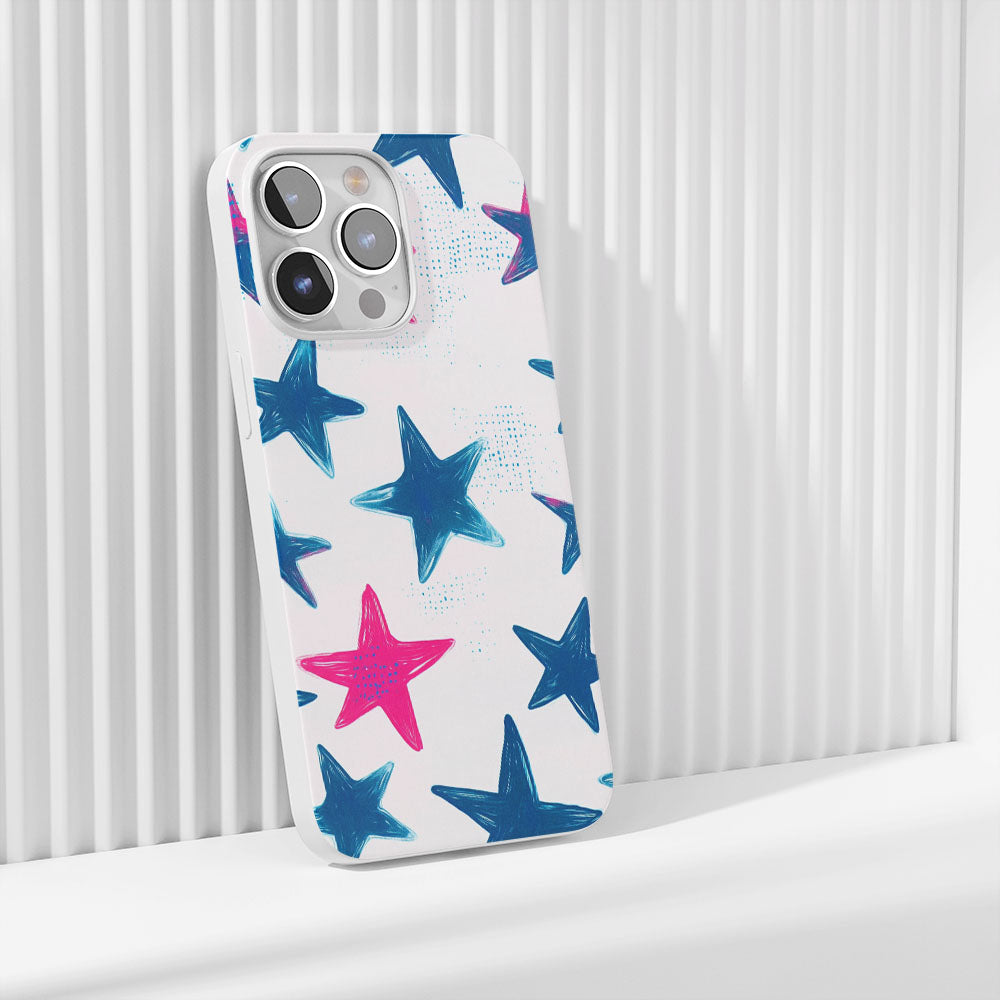 Latest 3rd-Generation Crystal Tough Glossy Stars iPhone Case