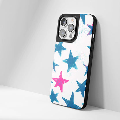 Industry-Level Tough Matte Stars iPhone Case