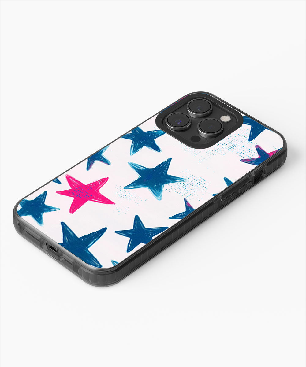 Latest 3rd-Generation Pop Tough Matte Stars iPhone Case (MagSafe-Compatible)