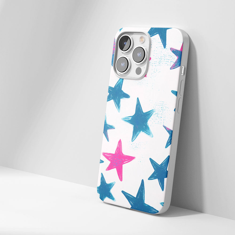 Latest 3rd-Generation Crystal Tough Glossy Stars iPhone Case