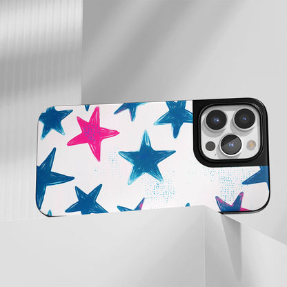 Industry-Level Tough Matte Stars iPhone Case