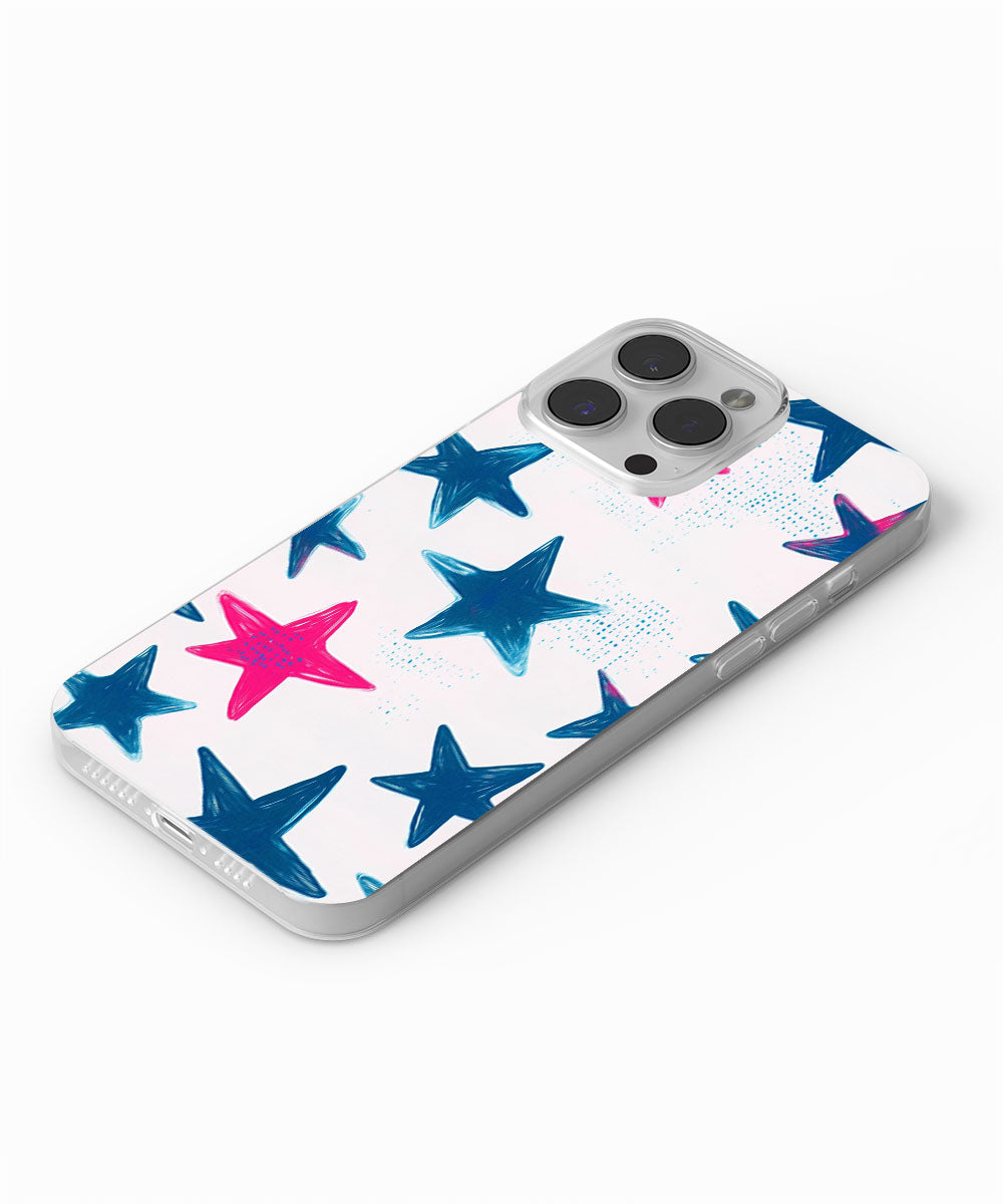 Latest 3rd-Generation Crystal Tough Glossy Stars iPhone Case (MagSafe-Compatible)