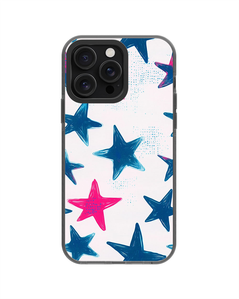 Latest 3rd-Generation Pop Tough Matte Stars iPhone Case (MagSafe-Compatible)