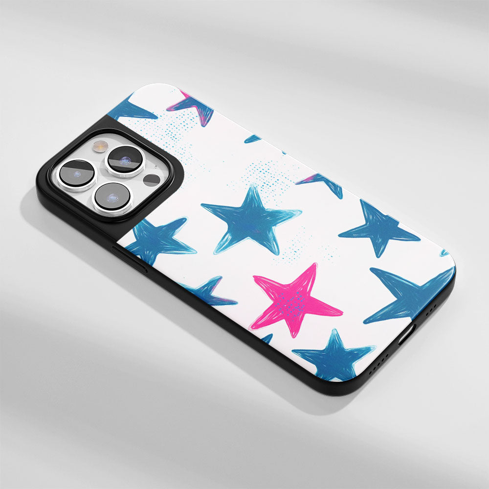 Industry-Level Tough Matte Stars iPhone Case