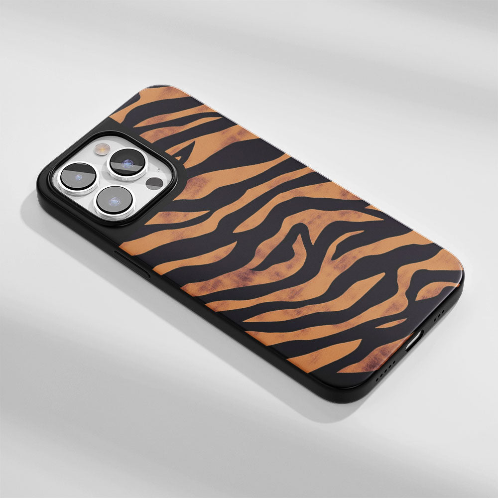 Industry-Level Tough Matte Tiger Stripes iPhone Case