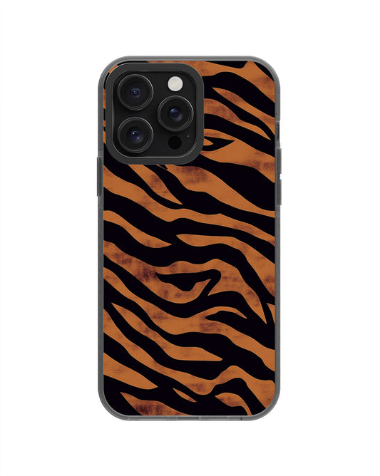 Latest 3rd-Generation Pop Tough Matte Tiger Stripes iPhone Case (MagSafe-Compatible) [Back Cover Only]