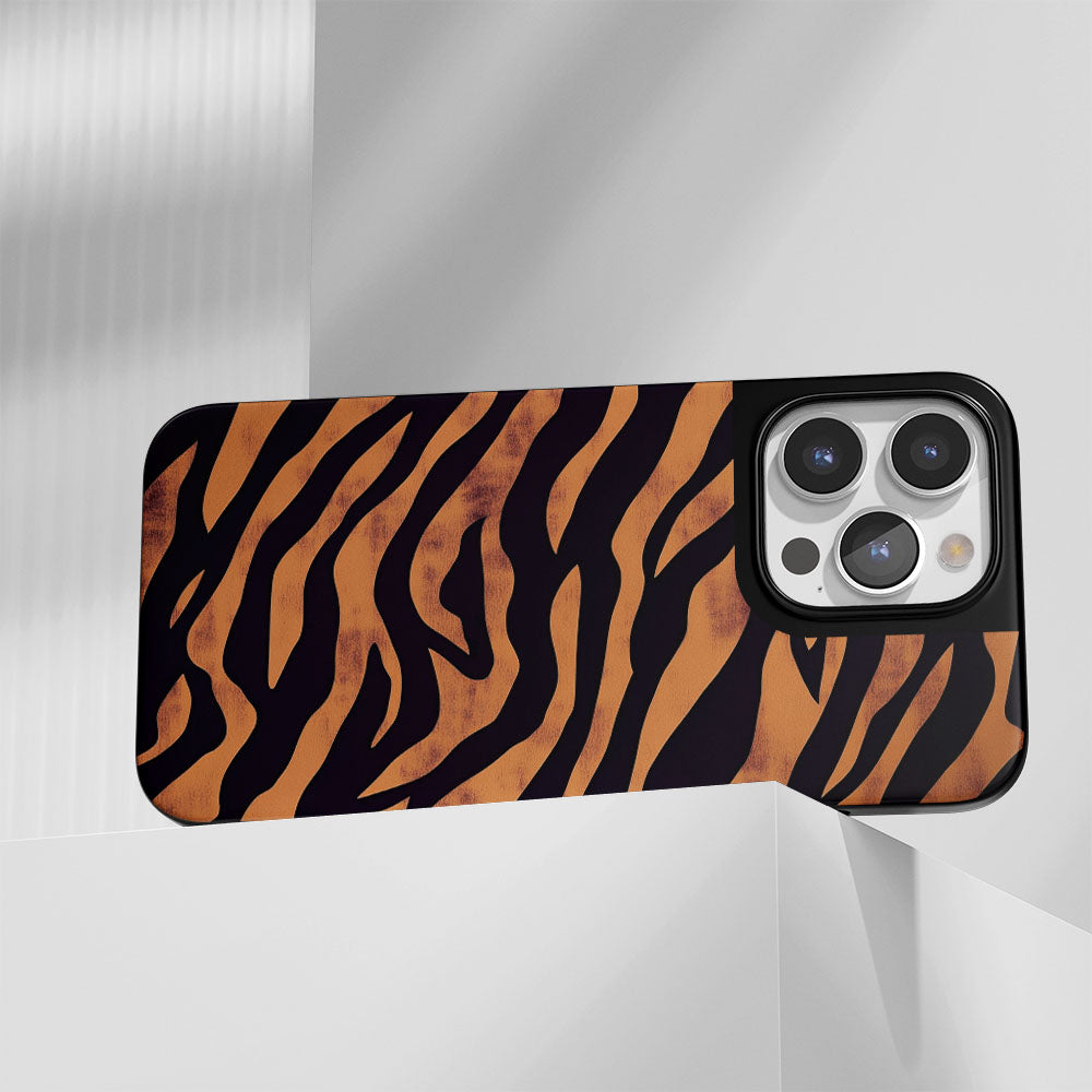 Industry-Level Tough Matte Tiger Stripes iPhone Case