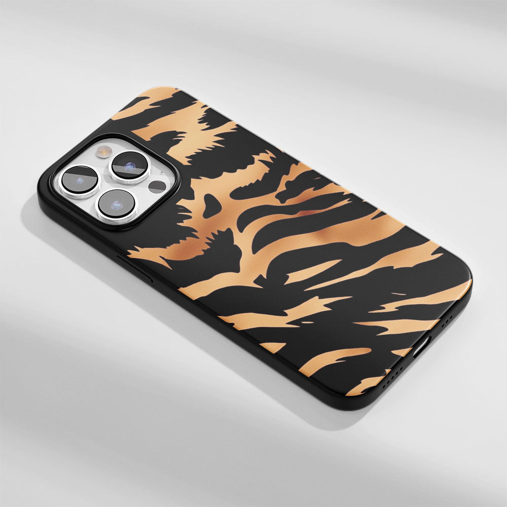 Industry-Level Tough Matte Tiger Stripes iPhone Case