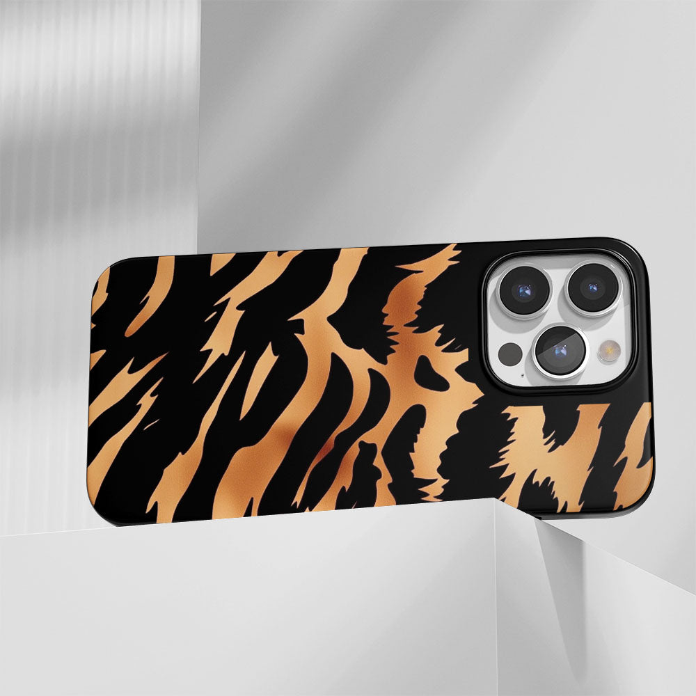 Industry-Level Tough Matte Tiger Stripes iPhone Case