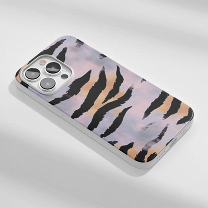 Latest 3rd-Generation Crystal Tough Glossy Tiger Stripes iPhone Case