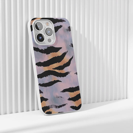 Latest 3rd-Generation Crystal Tough Glossy Tiger Stripes iPhone Case