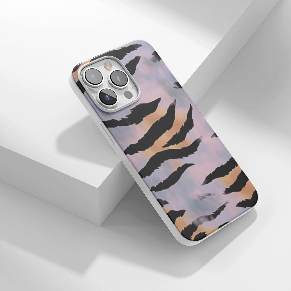 Latest 3rd-Generation Crystal Tough Glossy Tiger Stripes iPhone Case