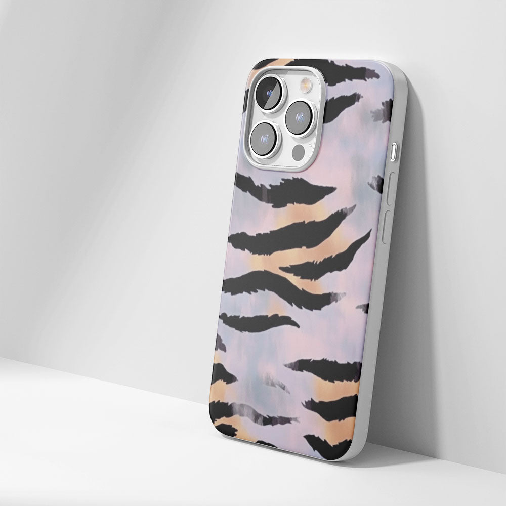 Latest 3rd-Generation Crystal Tough Glossy Tiger Stripes iPhone Case