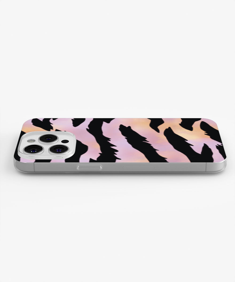 Latest 3rd-Generation Crystal Tough Glossy Tiger Stripes iPhone Case (MagSafe-Compatible)
