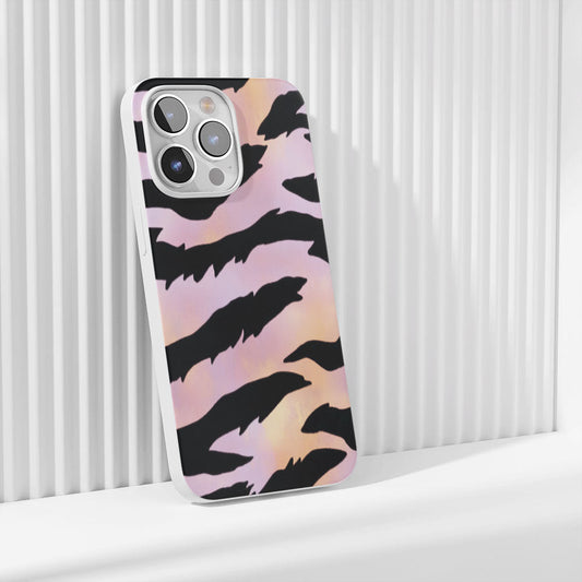 Latest 3rd-Generation Crystal Tough Glossy Tiger Stripes iPhone Case