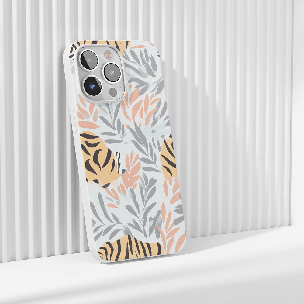 Latest 3rd-Generation Crystal Tough Glossy Tiger Stripes iPhone Case