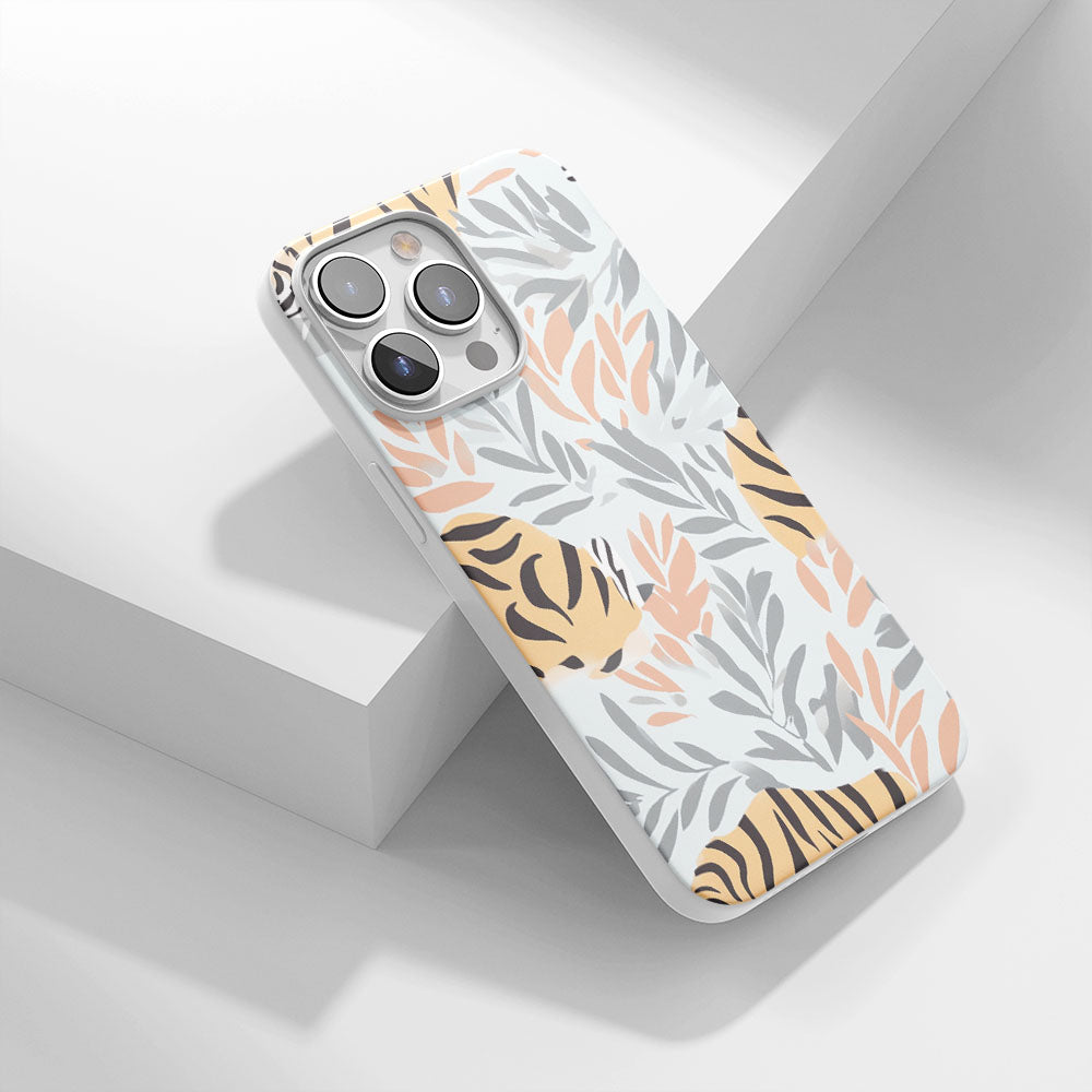 Latest 3rd-Generation Crystal Tough Glossy Tiger Stripes iPhone Case