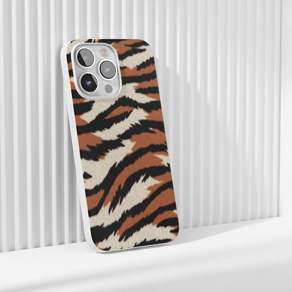 Latest 3rd-Generation Crystal Tough Glossy Tiger Stripes iPhone Case