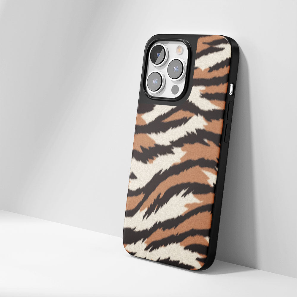 Industry-Level Tough Matte Tiger Stripes iPhone Case