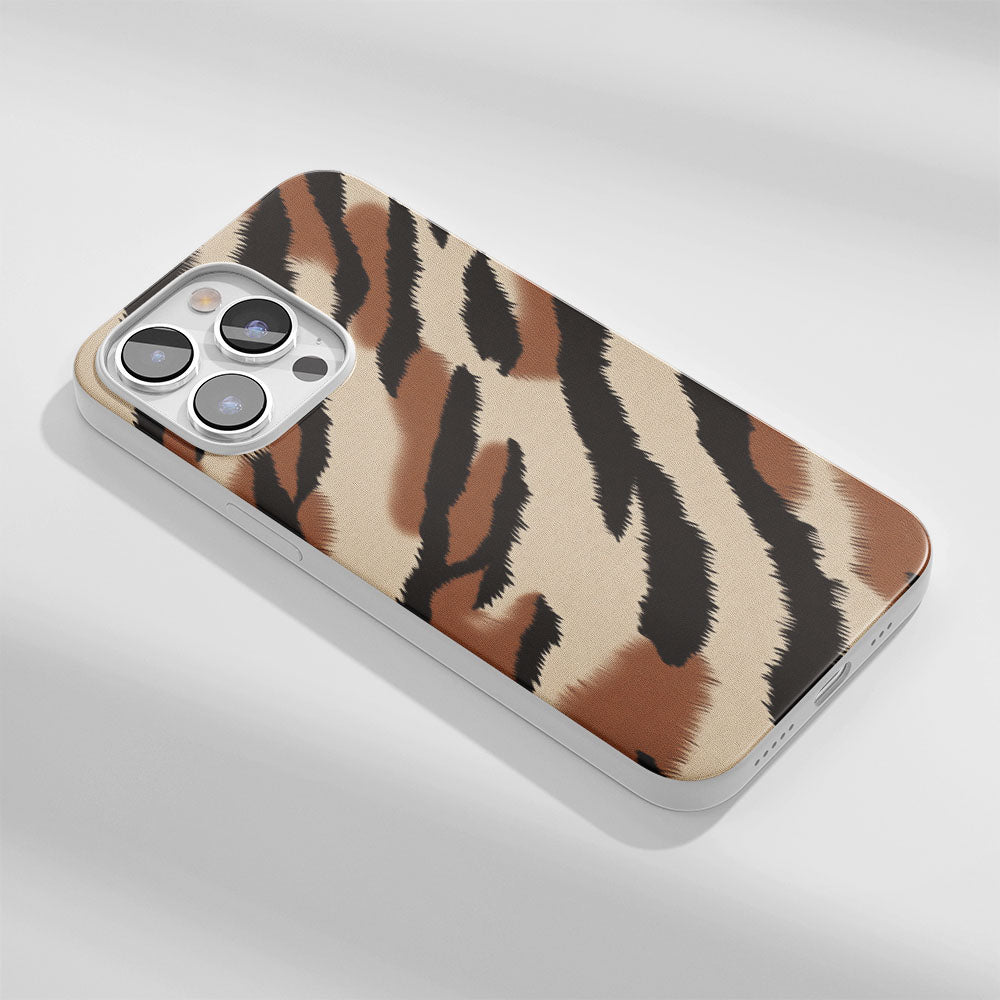 Latest 3rd-Generation Crystal Tough Glossy Tiger Stripes iPhone Case