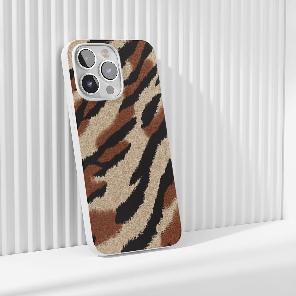 Latest 3rd-Generation Crystal Tough Glossy Tiger Stripes iPhone Case