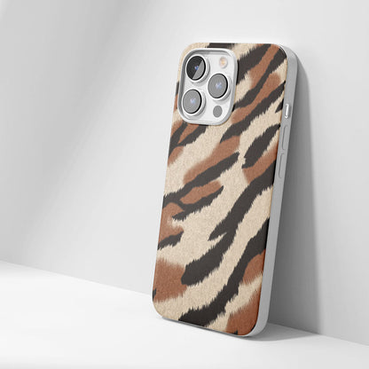 Latest 3rd-Generation Crystal Tough Glossy Tiger Stripes iPhone Case