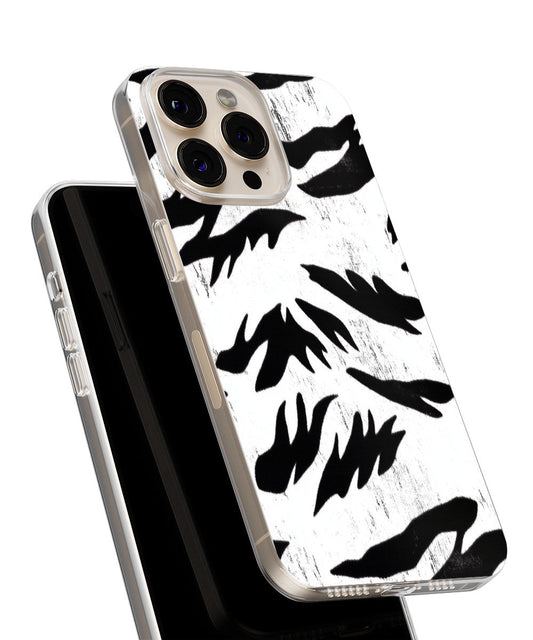 Latest 3rd-Generation Crystal Tough Glossy Tiger Stripes iPhone Case (MagSafe-Compatible)
