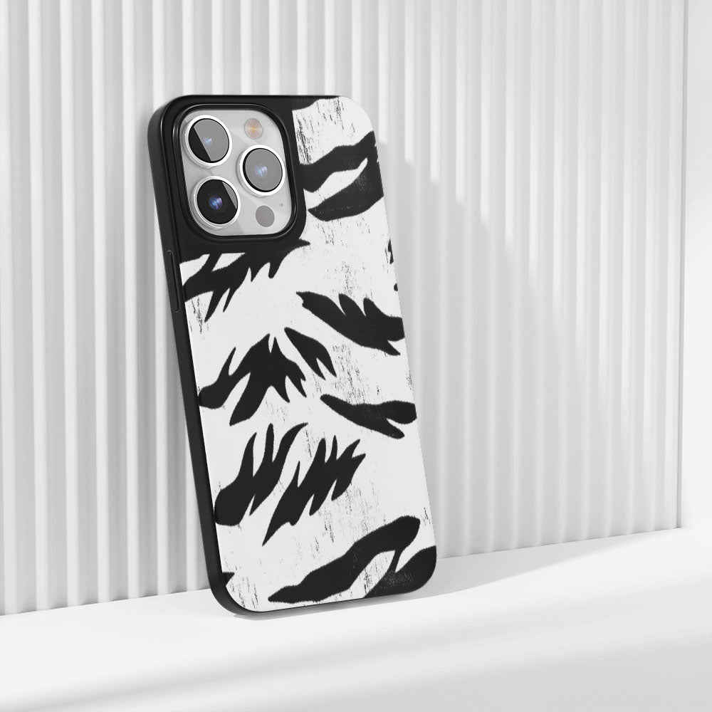 Industry-Level Tough Matte Tiger Stripes iPhone Case