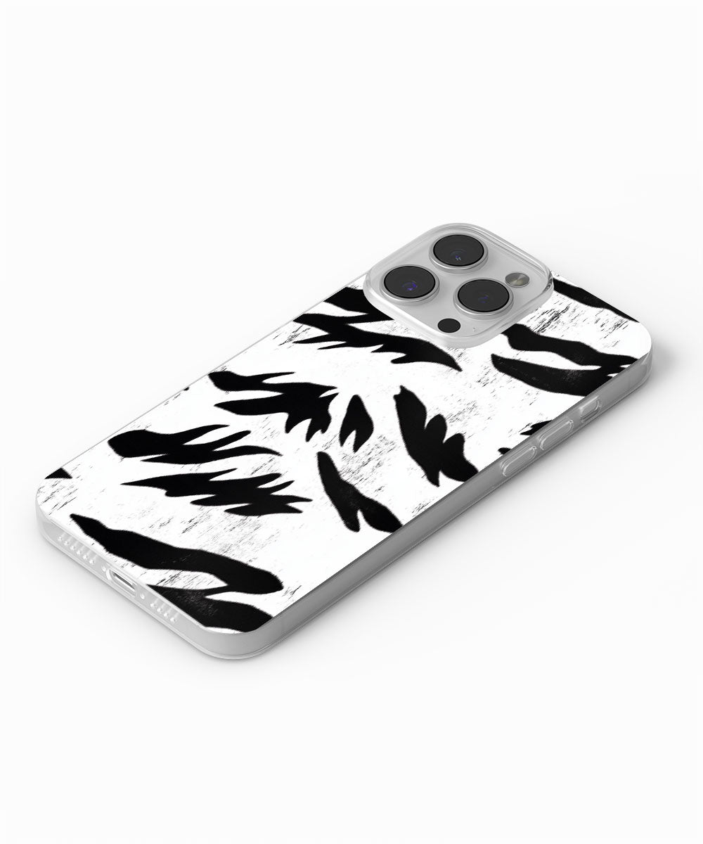 Latest 3rd-Generation Crystal Tough Glossy Tiger Stripes iPhone Case (MagSafe-Compatible)