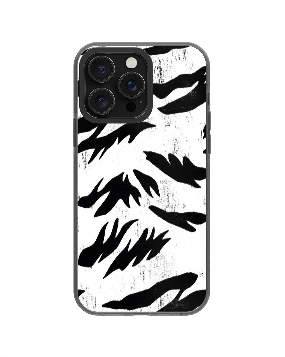 Latest 3rd-Generation Pop Tough Matte Tiger Stripes iPhone Case (MagSafe-Compatible)
