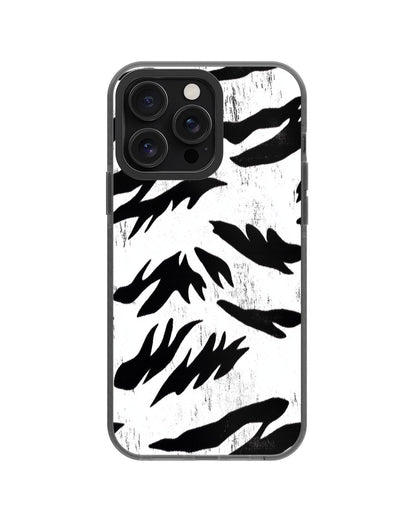 Latest 3rd-Generation Pop Tough Matte Tiger Stripes iPhone Case (MagSafe-Compatible)