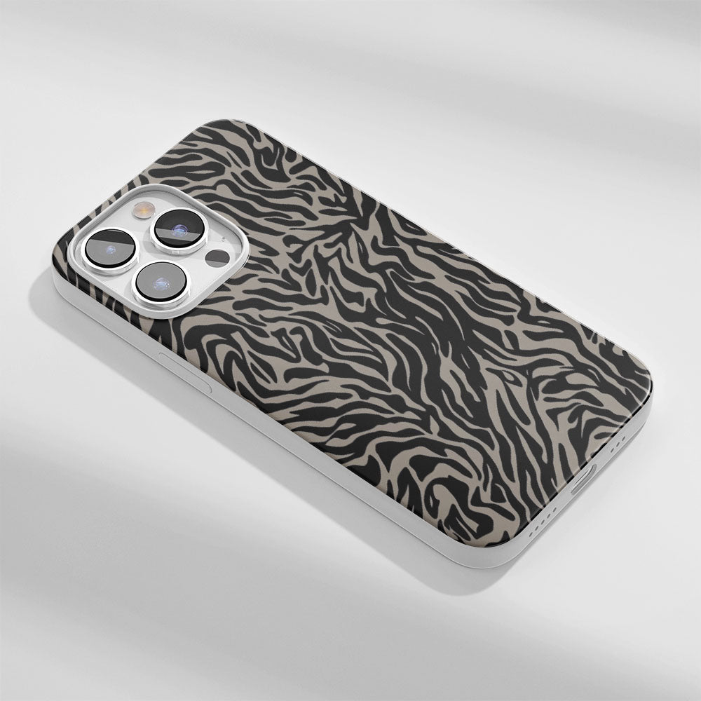 Latest 3rd-Generation Crystal Tough Glossy Tiger Stripes iPhone Case