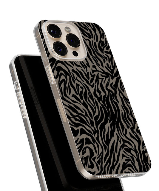Latest 3rd-Generation Crystal Tough Glossy Tiger Stripes iPhone Case (MagSafe-Compatible)